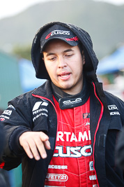 16-July-2011;APRC;Asia-Pacific-Rally-Championship;International-Rally-Of-Whangarei;NZ;New-Zealand;Northland;Rally;Rifat-Sungkar;Whangarei;auto;garage;motorsport;portrait;racing;service-park;telephoto