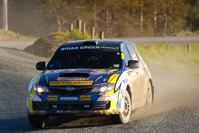 7;17-July-2011;7;APRC;Asia-Pacific-Rally-Championship;Ben-Atkinson;Emma-Gilmour;International-Rally-Of-Whangarei;NZ;New-Zealand;Northland;Rally;Subaru-Impreza-WRX-STI;Whangarei;auto;garage;motorsport;racing;special-stage;super-telephoto