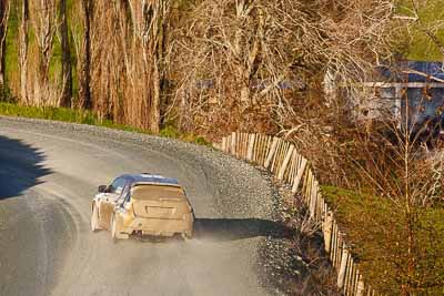 7;17-July-2011;7;APRC;Asia-Pacific-Rally-Championship;Ben-Atkinson;Emma-Gilmour;International-Rally-Of-Whangarei;NZ;New-Zealand;Northland;Rally;Subaru-Impreza-WRX-STI;Whangarei;auto;garage;motorsport;racing;special-stage;super-telephoto