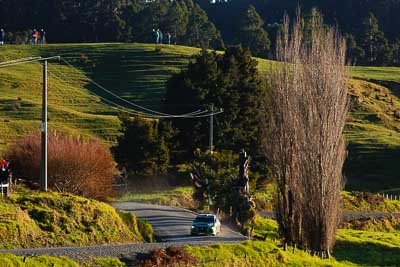 5;17-July-2011;5;APRC;Asia-Pacific-Rally-Championship;Brendan-Reeves;Brian-Green-Motorsport;International-Rally-Of-Whangarei;Mitsubishi-Lancer-Evolution-IX;NZ;New-Zealand;Northland;Rally;Rhianon-Smyth;Whangarei;auto;garage;motorsport;racing;special-stage;super-telephoto