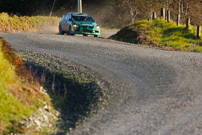 5;17-July-2011;5;APRC;Asia-Pacific-Rally-Championship;Brendan-Reeves;Brian-Green-Motorsport;International-Rally-Of-Whangarei;Mitsubishi-Lancer-Evolution-IX;NZ;New-Zealand;Northland;Rally;Rhianon-Smyth;Whangarei;auto;garage;motorsport;racing;special-stage;super-telephoto