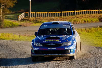 14;14;17-July-2011;APRC;Asia-Pacific-Rally-Championship;International-Rally-Of-Whangarei;Jean‒Louis-Leyraud;NZ;New-Zealand;Northland;Possum-Bourne-Motorsport;Rally;Rob-Scott;Subaru-Impreza-WRX-STI;Whangarei;auto;garage;motorsport;racing;special-stage;super-telephoto