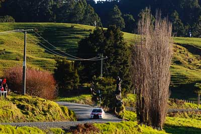 16;16;17-July-2011;APRC;Asia-Pacific-Rally-Championship;Brian-Green;Brian-Green-Motorsport;Fleur-Pedersen;International-Rally-Of-Whangarei;Mitsubishi-Lancer-Evolution-X;NZ;New-Zealand;Northland;Rally;Whangarei;auto;garage;motorsport;racing;special-stage;super-telephoto