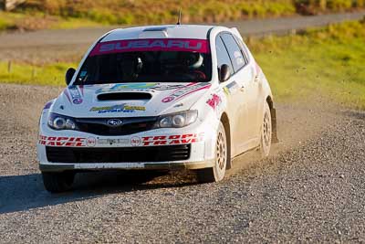 17;17;17-July-2011;APRC;Asia-Pacific-Rally-Championship;Daniel-Palau;International-Rally-Of-Whangarei;NZ;New-Zealand;Northland;Possum-Bourne-Motorsport;Rally;Subaru-Impreza-WRX-STI;Thierry-Song;Whangarei;auto;garage;motorsport;racing;special-stage;super-telephoto