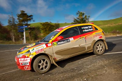 31;17-July-2011;31;APRC;Asia-Pacific-Rally-Championship;International-Rally-Of-Whangarei;Musa-Sherif;NZ;New-Zealand;Northland;Pennzoil-GSR-Racing-Team;Rally;Sanjay-Ram-Takle;Whangarei;auto;clouds;garage;motorsport;racing;sky;special-stage;wide-angle