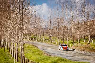 27;17-July-2011;27;APRC;Asia-Pacific-Rally-Championship;Glenn-Goldring;Glenn-Inkster;International-Rally-Of-Whangarei;Mitsubishi-Lancer-Evolution-IX;NZ;New-Zealand;Northland;Rally;Whangarei;auto;garage;landscape;motorsport;racing;scenery;special-stage;telephoto