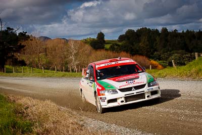 12;12;17-July-2011;APRC;Asia-Pacific-Rally-Championship;Bosowa-Rally-Team;Hade-Mboi;International-Rally-Of-Whangarei;Mitsubishi-Lancer-Evolution-IX;NZ;New-Zealand;Northland;Rally;Subhan-Aksa;Whangarei;auto;garage;landscape;motorsport;racing;scenery;special-stage;telephoto