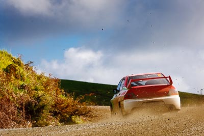 12;12;17-July-2011;2011-International-Rally-Of-Whangarei;APRC;Asia-Pacific-Rally-Championship;Bosowa-Rally-Team;Hade-Mboi;International-Rally-Of-Whangarei;Mitsubishi-Lancer-Evolution-IX;NZ;New-Zealand;Northland;Subhan-Aksa;Topshot;Whangarei;auto;clouds;garage;gravel;landscape;motorsport;racing;scenery;sky;special-stage;stage;telephoto