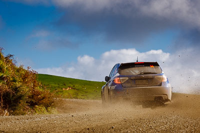 14;14;17-July-2011;APRC;Asia-Pacific-Rally-Championship;International-Rally-Of-Whangarei;Jean‒Louis-Leyraud;NZ;New-Zealand;Northland;Possum-Bourne-Motorsport;Rally;Rob-Scott;Subaru-Impreza-WRX-STI;Whangarei;auto;garage;landscape;motorsport;racing;scenery;special-stage;telephoto