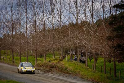 30;17-July-2011;30;APRC;Asia-Pacific-Rally-Championship;Bruce-McKenzie;Dave-Strong;Ford-Fiesta-S2000;International-Rally-Of-Whangarei;NZ;New-Zealand;Northland;Rally;Whangarei;auto;garage;landscape;motorsport;racing;scenery;special-stage;telephoto