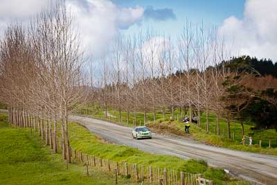 11;11;17-July-2011;APRC;Asia-Pacific-Rally-Championship;Ben-Hawkins;Ben-Jagger;International-Rally-Of-Whangarei;NZ;New-Zealand;Northland;Rally;Subaru-Impreza-WRX-STI;Whangarei;auto;garage;landscape;motorsport;racing;scenery;special-stage;telephoto