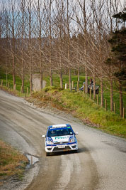 49;17-July-2011;APRC;Asia-Pacific-Rally-Championship;Ford-Fiesta-ST;International-Rally-Of-Whangarei;NZ;New-Zealand;Northland;Phil-Campbell;Rally;Venita-Fabbro;Whangarei;auto;garage;landscape;motorsport;racing;scenery;special-stage;telephoto