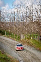41;17-July-2011;APRC;Asia-Pacific-Rally-Championship;Geof-Argyle;International-Rally-Of-Whangarei;Mitsubishi-Lancer-Evolution-VIII;NZ;New-Zealand;Northland;Phillip-Deakin;Rally;Whangarei;auto;garage;landscape;motorsport;racing;scenery;special-stage;telephoto