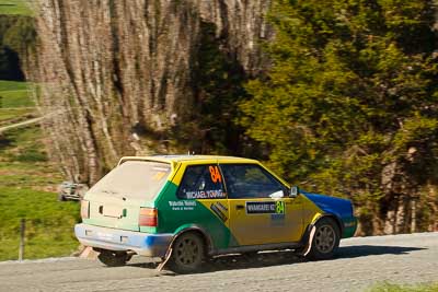 84;17-July-2011;APRC;Asia-Pacific-Rally-Championship;Daniel-Willson;International-Rally-Of-Whangarei;Michael-Young;NZ;New-Zealand;Nissan-March;Northland;Rally;Whangarei;auto;garage;motorsport;racing;special-stage;telephoto