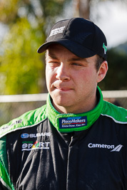 17-July-2011;APRC;Asia-Pacific-Rally-Championship;Hayden-Paddon;International-Rally-Of-Whangarei;NZ;New-Zealand;Northland;Rally;Whangarei;auto;garage;motorsport;portrait;racing;service-park;telephoto