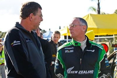 17-July-2011;APRC;Asia-Pacific-Rally-Championship;International-Rally-Of-Whangarei;John-Kennard;NZ;New-Zealand;Northland;Rally;Whangarei;auto;garage;motorsport;portrait;racing;service-park;telephoto