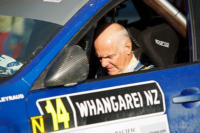 17-July-2011;APRC;Asia-Pacific-Rally-Championship;International-Rally-Of-Whangarei;Jean‒Louis-Leyraud;NZ;New-Zealand;Northland;Rally;Whangarei;auto;garage;motorsport;portrait;racing;service-park;telephoto