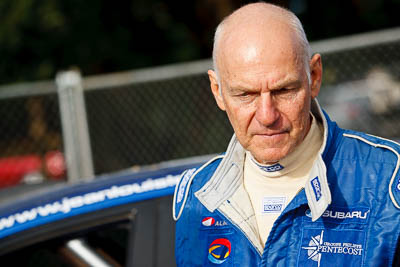 17-July-2011;APRC;Asia-Pacific-Rally-Championship;International-Rally-Of-Whangarei;Jean‒Louis-Leyraud;NZ;New-Zealand;Northland;Rally;Whangarei;auto;garage;motorsport;portrait;racing;service-park;telephoto