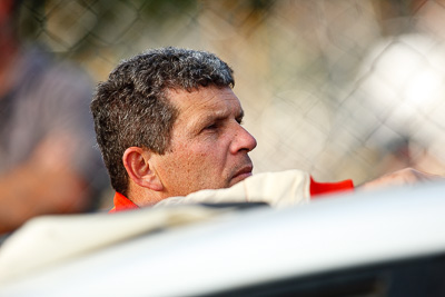 17-July-2011;APRC;Asia-Pacific-Rally-Championship;International-Rally-Of-Whangarei;NZ;New-Zealand;Northland;Rally;Thierry-Song;Whangarei;auto;garage;motorsport;portrait;racing;service-park;super-telephoto