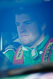17-July-2011;APRC;Asia-Pacific-Rally-Championship;Ben-Jagger;International-Rally-Of-Whangarei;NZ;New-Zealand;Northland;Rally;Whangarei;auto;garage;in‒car;motorsport;portrait;racing;service-park;super-telephoto
