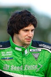 17-July-2011;APRC;Asia-Pacific-Rally-Championship;Ben-Hawkins;International-Rally-Of-Whangarei;NZ;New-Zealand;Northland;Rally;Whangarei;auto;garage;motorsport;portrait;racing;service-park;super-telephoto