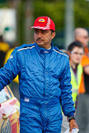 17-July-2011;APRC;Asia-Pacific-Rally-Championship;International-Rally-Of-Whangarei;Musa-Sherif;NZ;New-Zealand;Northland;Rally;Whangarei;auto;garage;motorsport;portrait;racing;service-park;super-telephoto