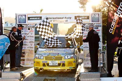 81;17-July-2011;81;APRC;Asia-Pacific-Rally-Championship;International-Rally-Of-Whangarei;NZ;New-Zealand;Northland;Rally;Suzuki-Ignis;Takashi-Nihei;Toru-Nakayama;Whangarei;auto;garage;motorsport;podium;racing;telephoto