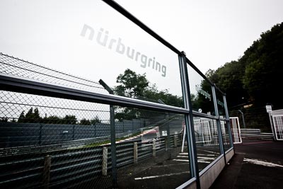 29-July-2011;Breidscheid;Deutschland;Ex‒Mühle;Germany;Green-Hell;Grüne-Hölle;Nordschleife;Nuerburg;Nuerburgring;Nurburg;Nurburgring;Nürburg;Nürburgring;Rhineland‒Palatinate;atmosphere;auto;barrier;circuit;fence;fog;gate;landscape;mood;motorsport;racing;road;scenery;track;trees;wide-angle