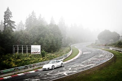 29-July-2011;Brunnchen;Brünnchen;Deutschland;Germany;Green-Hell;Grüne-Hölle;Nordschleife;Nuerburg;Nuerburgring;Nurburg;Nurburgring;Nürburg;Nürburgring;Rhineland‒Palatinate;atmosphere;auto;barrier;circuit;fog;landscape;mood;motorsport;racing;scenery;track;trees;wide-angle