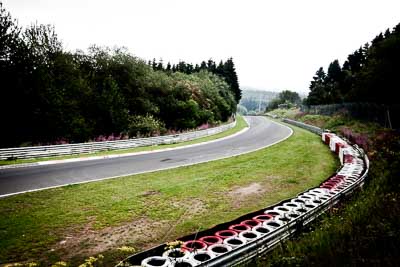 29-July-2011;Deutschland;Flugplatz;Germany;Green-Hell;Grüne-Hölle;Nordschleife;Nuerburg;Nuerburgring;Nurburg;Nurburgring;Nürburg;Nürburgring;Rhineland‒Palatinate;atmosphere;auto;barrier;circuit;fog;landscape;mood;motorsport;racing;scenery;track;trees;wide-angle