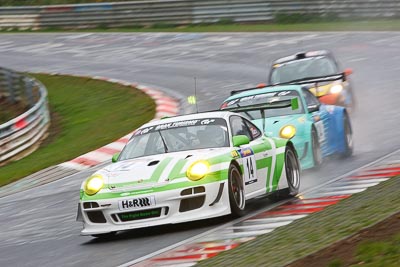 14;14;30-July-2011;Brunnchen;Brünnchen;Deutschland;Germany;Green-Hell;Grüne-Hölle;Langstreckenmeisterschaft;Manuel-Lauck;Michael-Illbruck;Nordschleife;Nuerburg;Nuerburgring;Nurburg;Nurburgring;Nürburg;Nürburgring;Pinta-Racing;Porsche-911-GT3-R-997;Rhineland‒Palatinate;VLN;auto;championship;endurance;motorsport;racing;telephoto