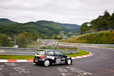 660;30-July-2011;Deutschland;Fleper-Motorsport;Germany;Green-Hell;Grüne-Hölle;Herbert-von-Danwitz;Joachim-Steidel;Langstreckenmeisterschaft;Nordschleife;Nuerburg;Nuerburgring;Nurburg;Nurburgring;Nürburg;Nürburgring;Renault-Clio-RSIII;Rhineland‒Palatinate;VLN;Wehrseifen;auto;championship;endurance;landscape;motorsport;racing;scenery;sky;wide-angle