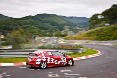 477;30-July-2011;Deutschland;Frank-Kuhlmann;Frank-Neugebauer;Germany;Green-Hell;Grüne-Hölle;Honda-Civic-Type-R;Langstreckenmeisterschaft;Mark-Giesbrecht;Nordschleife;Nuerburg;Nuerburgring;Nurburg;Nurburgring;Nürburg;Nürburgring;Rhineland‒Palatinate;VLN;Wehrseifen;auto;championship;endurance;landscape;motorsport;racing;scenery;sky;wide-angle