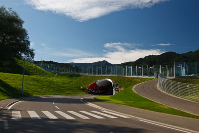 11-August-2011;ADAC-Masters;Austria;Red-Bull-Ring;Spielberg;Styria;atmosphere;auto;landscape;motorsport;racing;scenery;tunnel;underpass;wide-angle;Österreich