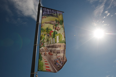 11-August-2011;ADAC-Masters;Austria;Red-Bull-Ring;Spielberg;Styria;atmosphere;auto;flag;landscape;motorsport;racing;scenery;sun;wide-angle;Österreich