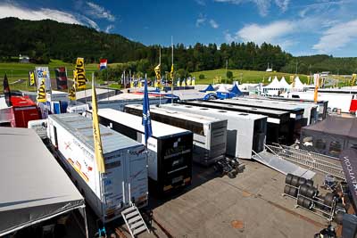 11-August-2011;ADAC-Masters;Austria;Red-Bull-Ring;Spielberg;Styria;atmosphere;auto;landscape;motorsport;paddock;racing;scenery;wide-angle;Österreich