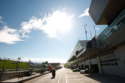 11-August-2011;ADAC-Masters;Austria;Red-Bull-Ring;Spielberg;Styria;atmosphere;auto;building;landscape;motorsport;pitlane;racing;scenery;sky;sun;wide-angle;Österreich