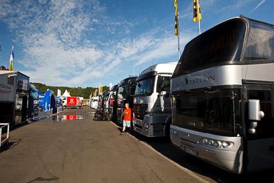 11-August-2011;ADAC-Masters;Austria;Red-Bull-Ring;Spielberg;Styria;atmosphere;auto;clouds;landscape;motorsport;paddock;racing;scenery;sky;wide-angle;Österreich