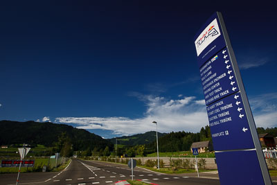 11-August-2011;ADAC-Masters;Austria;Red-Bull-Ring;Spielberg;Styria;atmosphere;auto;clouds;entrance;entry;landscape;motorsport;racing;scenery;sky;wide-angle;Österreich