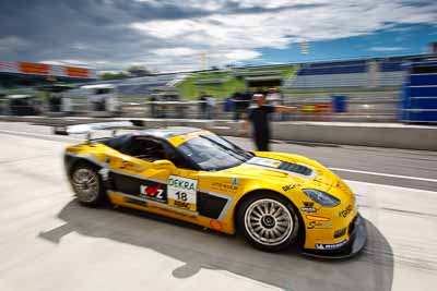 18;12-August-2011;ADAC-GT-Masters;ADAC-Masters;Austria;Callaway-Competition;Chevrolet-Corvette-Z06‒R-GT3;Grand-Tourer;Philipp-Eng;Red-Bull-Ring;Spielberg;Styria;Toni-Seiler;Topshot;atmosphere;auto;circuit;motorsport;pitlane;racing;track;wide-angle;Österreich