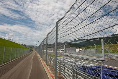 12-August-2011;ADAC-Masters;Austria;Red-Bull-Ring;Spielberg;Styria;atmosphere;auto;circuit;clouds;fence;motorsport;pathway;racing;sky;track;wide-angle;Österreich