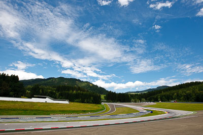 12-August-2011;ADAC-Masters;Austria;Red-Bull-Ring;Spielberg;Styria;atmosphere;auto;circuit;clouds;corner;landscape;motorsport;racing;scenery;sky;track;wide-angle;Österreich