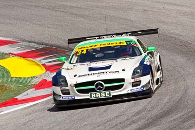 34;12-August-2011;34;ADAC-GT-Masters;ADAC-Masters;Andreas-Zuber;Austria;Grand-Tourer;HEICO-Motorsport;Lance-David-Arnold;Mercedes‒Benz-SLS-AMG-GT3;Red-Bull-Ring;Spielberg;Styria;auto;circuit;motorsport;racing;super-telephoto;track;Österreich