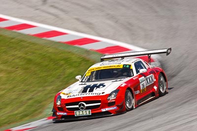 36;12-August-2011;36;ADAC-GT-Masters;ADAC-Masters;Austria;Grand-Tourer;MS-Racing;Maximilian-Götz;Maximilian-Mayer;Mercedes‒Benz-SLS-AMG-GT3;Red-Bull-Ring;Spielberg;Styria;auto;circuit;motorsport;racing;super-telephoto;track;Österreich