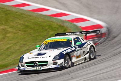 34;12-August-2011;34;ADAC-GT-Masters;ADAC-Masters;Andreas-Zuber;Austria;Grand-Tourer;HEICO-Motorsport;Lance-David-Arnold;Mercedes‒Benz-SLS-AMG-GT3;Red-Bull-Ring;Spielberg;Styria;auto;circuit;motorsport;racing;super-telephoto;track;Österreich