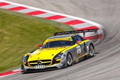 21;12-August-2011;21;ADAC-GT-Masters;ADAC-Masters;Austria;Black-Falcon;Grand-Tourer;Jan-Seyffarth;Mercedes‒Benz-SLS-AMG-GT3;Oliver-Mayer;Red-Bull-Ring;Spielberg;Styria;auto;circuit;motorsport;racing;super-telephoto;track;Österreich