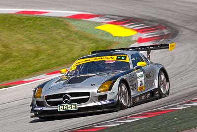 26;12-August-2011;26;ADAC-GT-Masters;ADAC-Masters;Austria;Bleekemolen-RacePlanet-Racing;Grand-Tourer;Mercedes‒Benz-SLS-AMG-GT3;Michael-Bleekemolen;Red-Bull-Ring;Ronald-van-de-Laar;Spielberg;Styria;auto;circuit;motorsport;racing;super-telephoto;track;Österreich