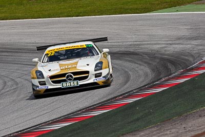 32;12-August-2011;ADAC-GT-Masters;ADAC-Masters;Austria;Dominik-Baumann;Grand-Tourer;HEICO-Motorsport;Harald-Proczyk;Mercedes‒Benz-SLS-AMG-GT3;Red-Bull-Ring;Spielberg;Styria;auto;circuit;motorsport;racing;super-telephoto;track;Österreich