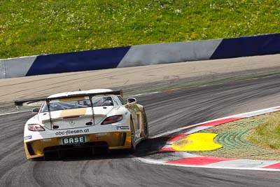 32;12-August-2011;ADAC-GT-Masters;ADAC-Masters;Austria;Dominik-Baumann;Grand-Tourer;HEICO-Motorsport;Harald-Proczyk;Mercedes‒Benz-SLS-AMG-GT3;Red-Bull-Ring;Spielberg;Styria;auto;circuit;motorsport;racing;telephoto;track;Österreich