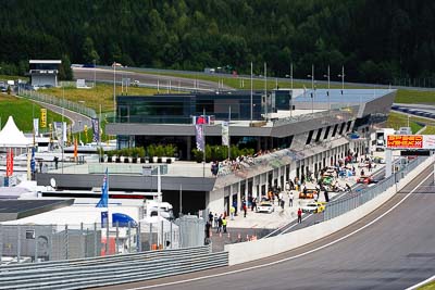 12-August-2011;ADAC-Masters;Austria;Red-Bull-Ring;Spielberg;Styria;atmosphere;auto;building;circuit;landscape;motorsport;pitlane;racing;scenery;straight;telephoto;track;Österreich